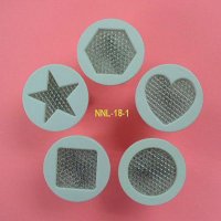 Round Night Light with Geometric Design